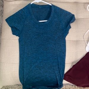 Blue lululemon shirt